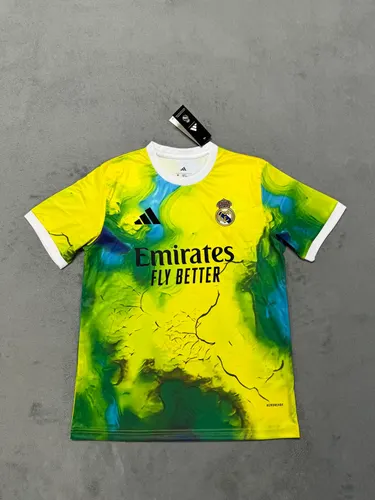 2025/2026 Real Madrid Special Edition Yellow And Green Football Shirt  — view 1