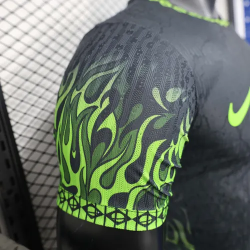 Camisa de Futebol Preta Edição Especial Versão Jogador Brasil 2025 AAA qualidade fã — view 3