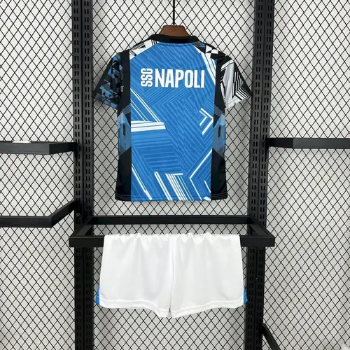 Camiseta de Fútbol Edición Conjunta 2024/2025 del Napoli  Talla Infantil — view 2