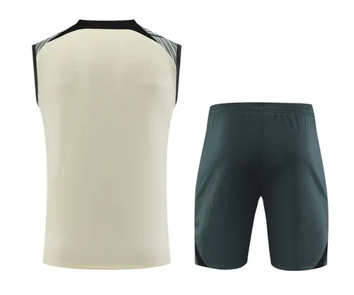 2023/2024 Barcelona Ärmellose Trainingsbekleidung Fußballtrikot  — view 2