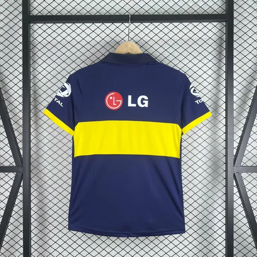 2009/2010 Retro Boca Juniors Heim Fußballtrikot   — view 2