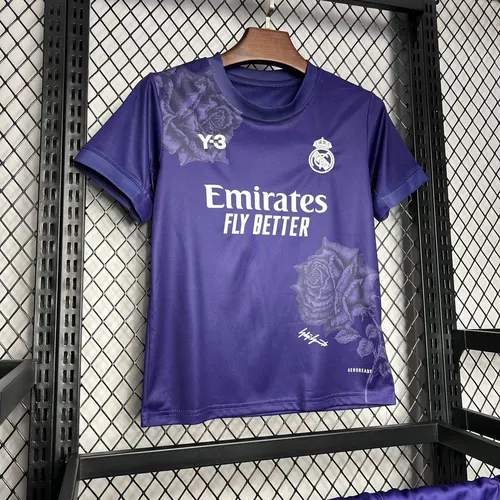 2024/2025 Real Madrid Y-3 Special Edition Purple Football Shirt  Kids Size — view 3