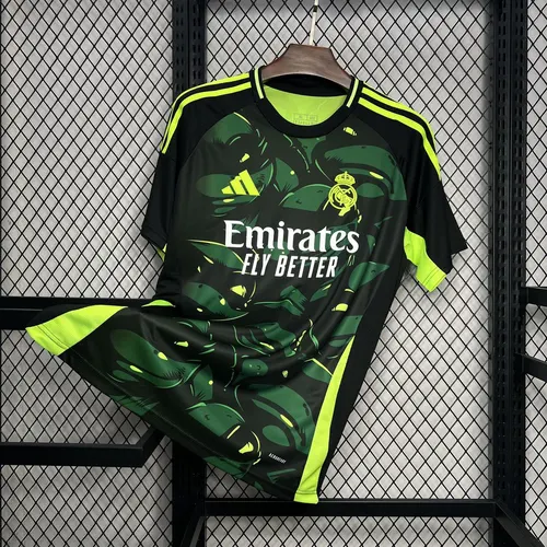 2024/2025 Real Madrid Green And Black Special Edition Jersey  — view 1