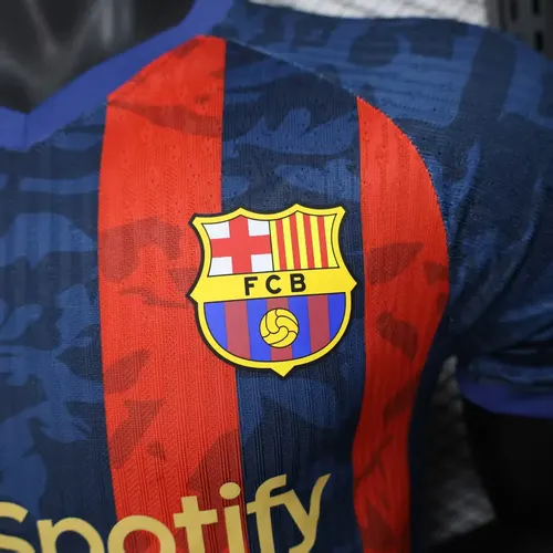 2025/2026 Barcelona Spielerversion Sonderausgabe 19 Fußballtrikot  — view 5