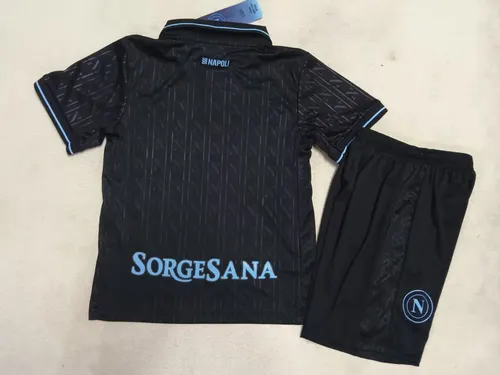 2025/2026 Napoli Drittes Auswärts Fußballtrikot AAA fan-gradät Kindergröße — view 2