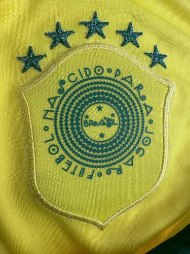 2014 Retro Brazil Home Soccer Jersey  — view 6