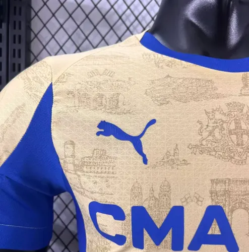 Camisa de Futebol Olympique de Marseille Fourth Away Versão Jogador 2025/2026  — view 5