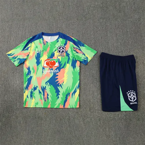 2026 Brasilien Training Buntes Fußballtrikot AAA Fan-Qualität Anzug — view 2