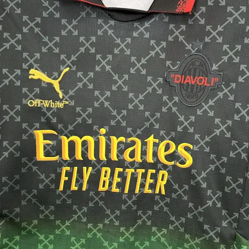 2025/2026 AC Milan Joint Edition 01 Football Shirt  Kids Size — view 3