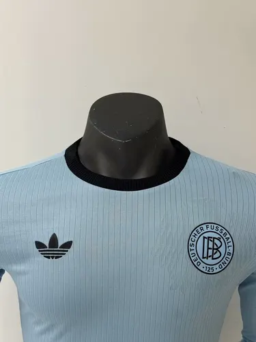 2025/2026 Camiseta de Fútbol Azul Edición 125 Aniversario Alemania Manga Larga Versión Jugador AAA calidad aficionado — view 3