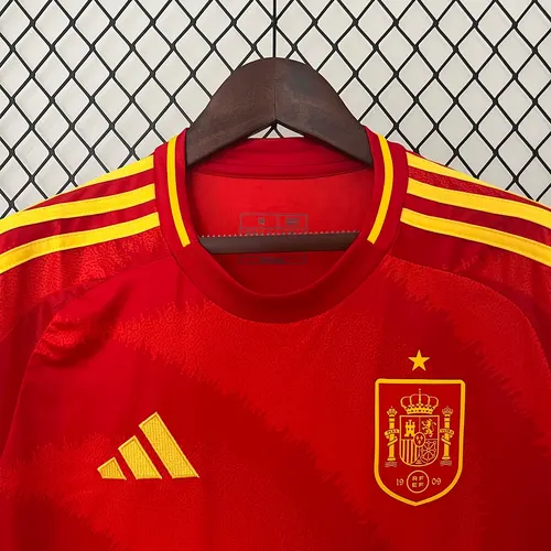 2024-2025 Spanien Heim Fußballtrikot AAA Fan-Qualität — view 4