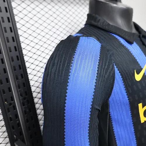 2026/2027 Mangas Longas Versão Jogador Inter Milan Casa Camisa de Futebol   — view 6