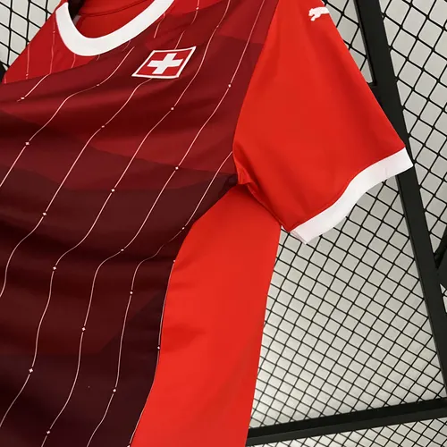 Camisa de Futebol Casa Suíça 2023  — view 8