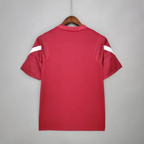 2021-2022 Barcelona Trainingsanzug Rot — view 2