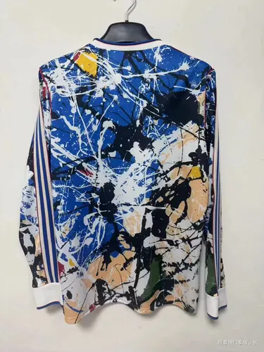 2026/2027 Long Sleeves Manchester United x  Stone Roses Football Jersey Blue   — view 2