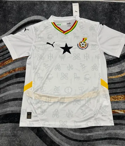 Camisa de Futebol Casa Seleção Gana 2025 AAA para Torcedores — view 5