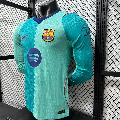 Maillot de football troisième extérieur Barcelone manches longues version joueur 2026/2027 landaise  — view 4