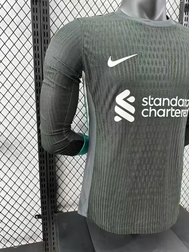 2024/2025 Langarm Liverpool Auswärts Spielerversion Fußballtrikot  — view 7