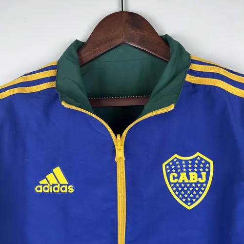 2023-2024 Boca Juniors Coupe-Vent Réversible (Bleu-Vert) Maillot de Foot  — view 4