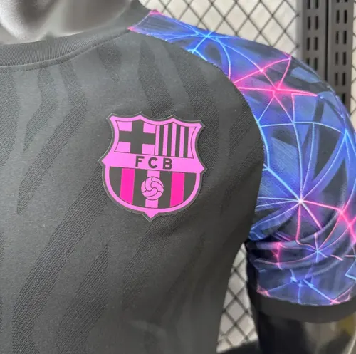 2026/2027 Player Version Barcelona Special Edition Black Blue Football Jersey   — view 7