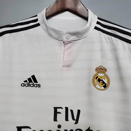 Rétro Manches Longues 2014/2015 Real Madrid Domicile — view 3