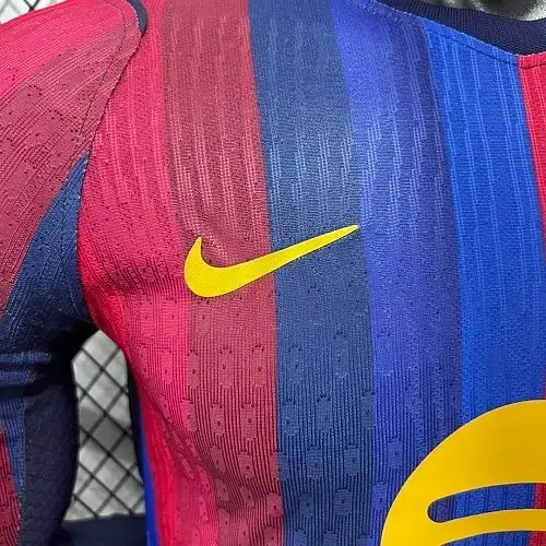 2026/2027 Long Sleeve Player Version Barcelona Home Football Jersey   — view 5