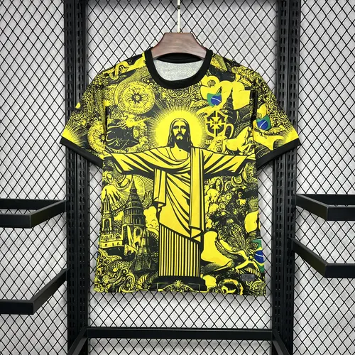 2024-2025 Brasilien Sonderedition Gelb Trikot