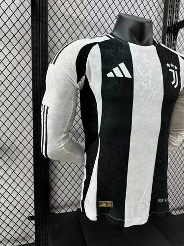 2024/2025 Player Version Juventus Home Long Sleeve Football Shirt  — view 7
