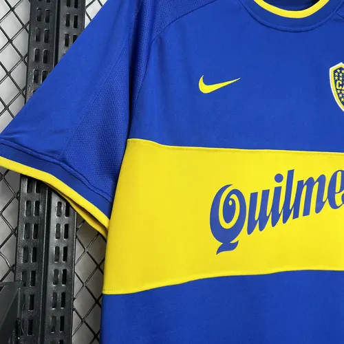 2000/2001 Retro Boca Juniors Home Football Jersey  — view 4