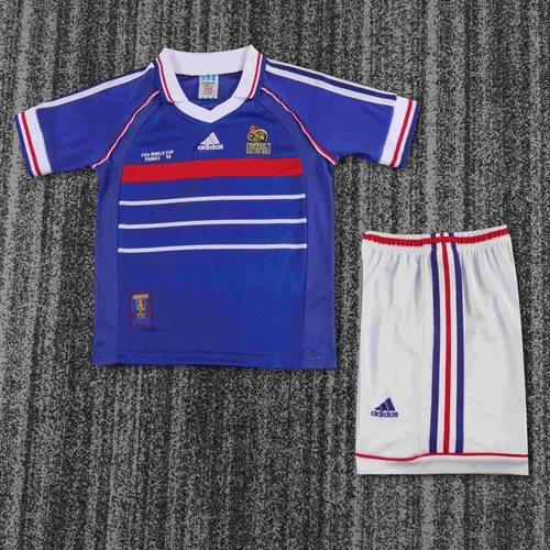 Maillot de football domicile rétro France 1998   taille enfant — view 1