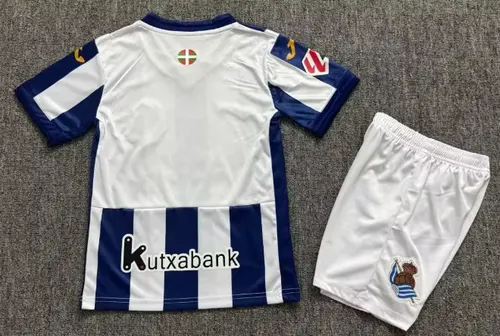 2026/2027 Real Sociedad Heim-Trikot   Kindergröße — view 2
