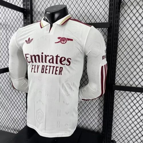 2025/2026 Langarm Spielerversion Arsenal Third Auswärts Fußballtrikot  — view 10