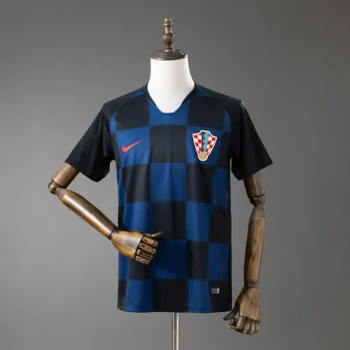 2018 Retro Kroatien Nationalmannschaft Auswärts Fußballtrikot AAA Fan-Qualität