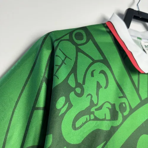 1998 Retro Mexiko Heim Fußballtrikot  — view 5