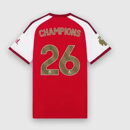 2026/2027 Arsenal Camisa de Futebol Casa Campeão da Premier League   — view 1