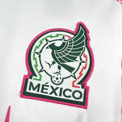 2025/2026 Mexique Concept Jersey Spécial Rose-Blanc Football AAA qualité fan — view 3