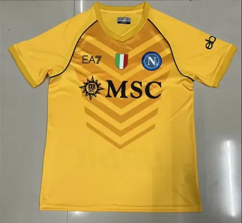2023/2024 Napoli Gardien Jaune Maillot de Football  — view 1