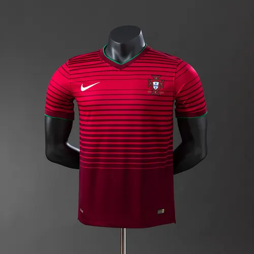 2014 Retro Spieler Version Portugal Heim Trikot AAA Fan-Qualität — view 1