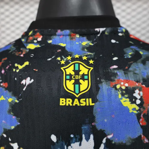 2025/2026 Spieler Version Brasilien Göttin Sternenhimmel Ausgabe Fußballtrikot  — view 6