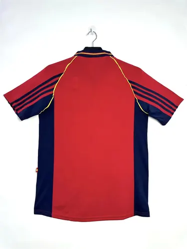 1998 Retrô Espanha Casa Camisa de Futebol  — view 2
