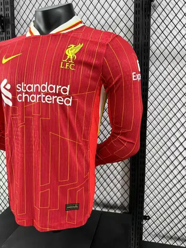 Maillot Domicile Liverpool Version Joueur Manches Longues 2024/2025  — view 8