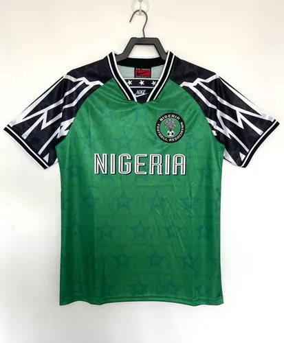 قميص كرة قدم ريترو منتخب نيجيريا الوطني المنزلي 1994-1995 جودة تايلاندية