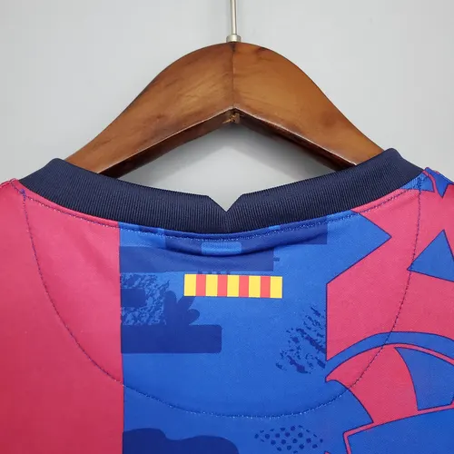 Barcelona Camiseta de Fútbol 2021/2022  Tercera Suplente — view 7