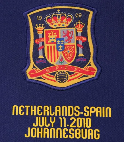 Maillot de football extérieur rétro Espagne 2010   taille enfant — view 5