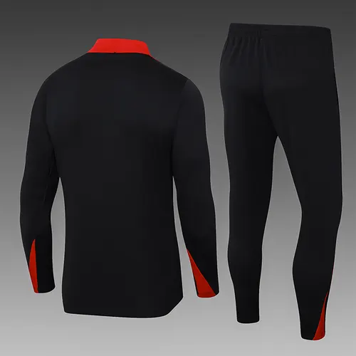 Conjunto de Treino Meio-Puxado Psg Paris Saint-Germain Preto 2024/2025 — view 2