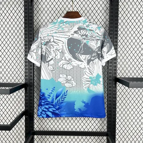 2025 Camiseta de Fútbol Blanca y Azul Edición Especial Brasil AAA calidad aficionado — view 2