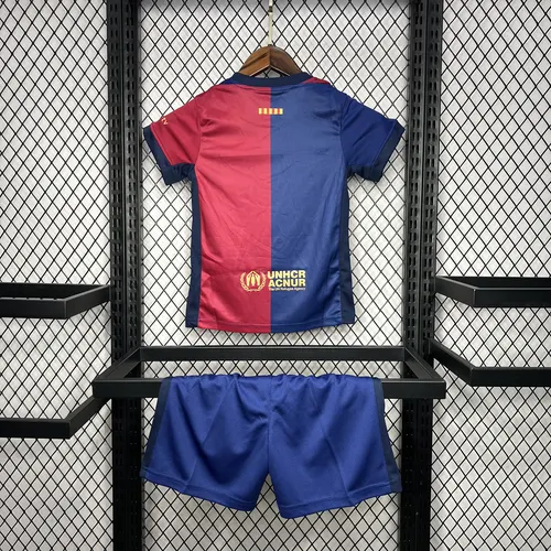 2024/2025 Barcelona Heim Fußballtrikot AAA fan-gradät Kindergröße — view 3