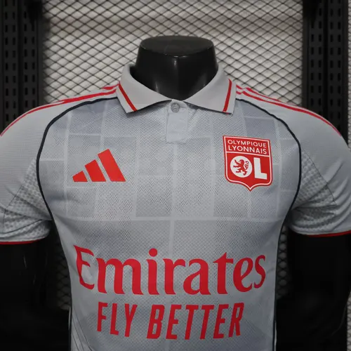 2025/2026 Player Version Lyon Third Away Football Shirt  — view 2