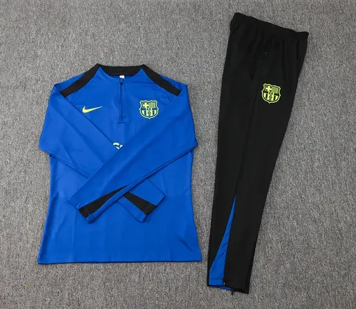 2024/2025 Chándal de Entrenamiento Media Cremallera Barcelona Azul Negro — view 7