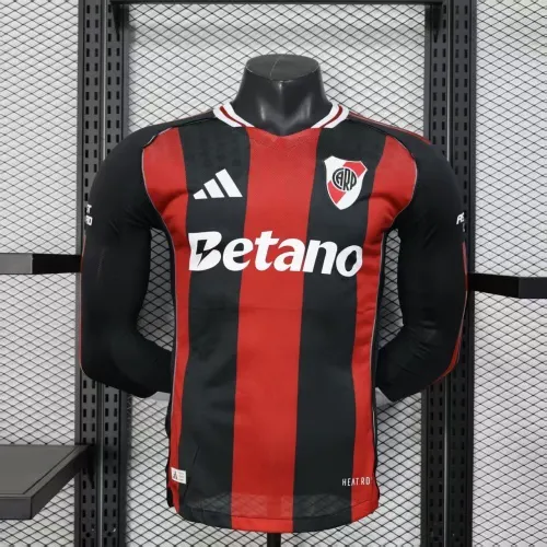 Camisa de Futebol River Plate Away Manga Longa Versão Jogador 2025/2026  — view 1